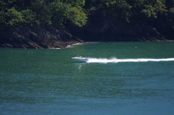 15 May 2020 - 12-29-48 
Someone is letting their hair down now lockdown is eased.  Hmmm.
-----------------------------
Boat at speed in Dartmouth